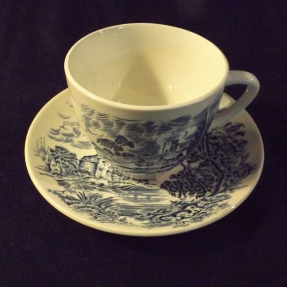 Wedgwood & Co. LTD. England Countryside Tea Cup and Saucer - Picture 1 of 8